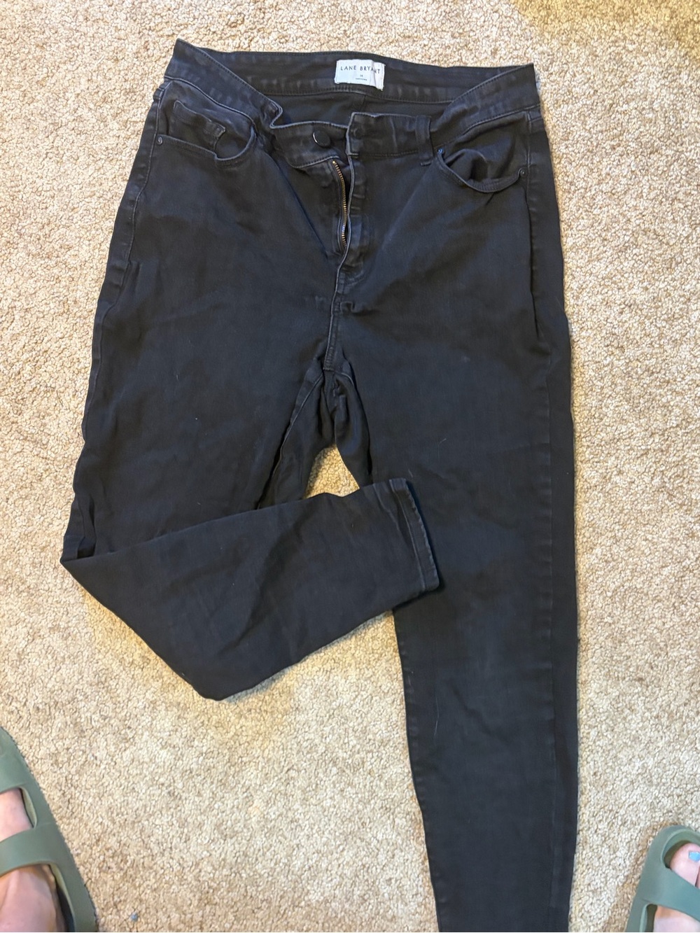 Lane Bryant Black Demin Jeans